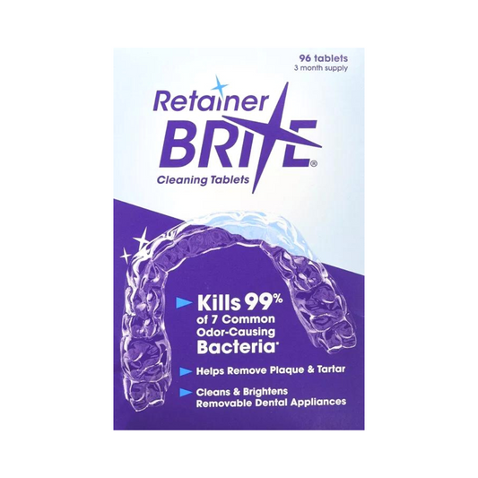 Retainer Brite 96 Cleaning Tablets for 4 Month Supply 1 Box