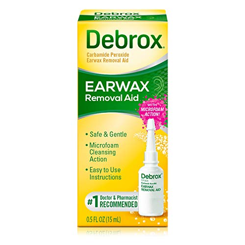 Debrox Earwax Removal Aid Microfoam Cleansing Action 0.5 Fl Oz (15ml)