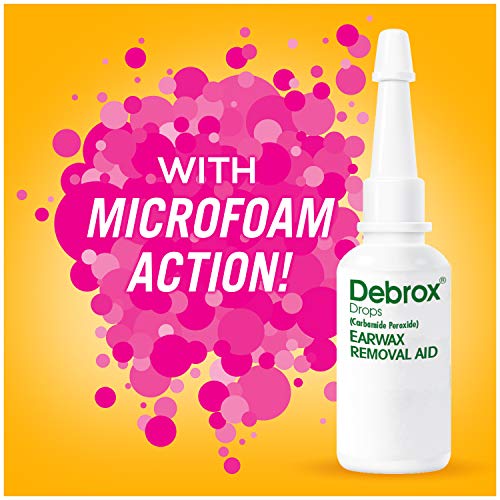 Debrox Earwax Removal Aid Microfoam Cleansing Action 0.5 Fl Oz (15ml)