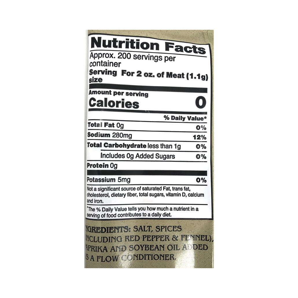 A.C. Legg's Hot Italian Sausage Seasoning Blend 103 8 Oz (227g)