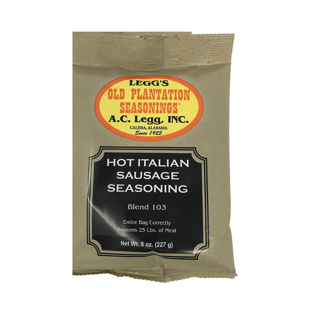 A.C. Legg's Hot Italian Sausage Seasoning Blend 103 8 Oz (227g)