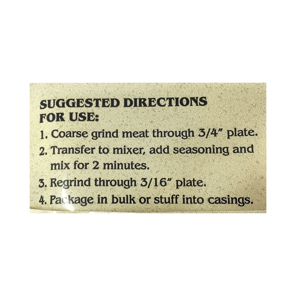 A.C. Legg's Hot Italian Sausage Seasoning Blend 103 8 Oz (227g)