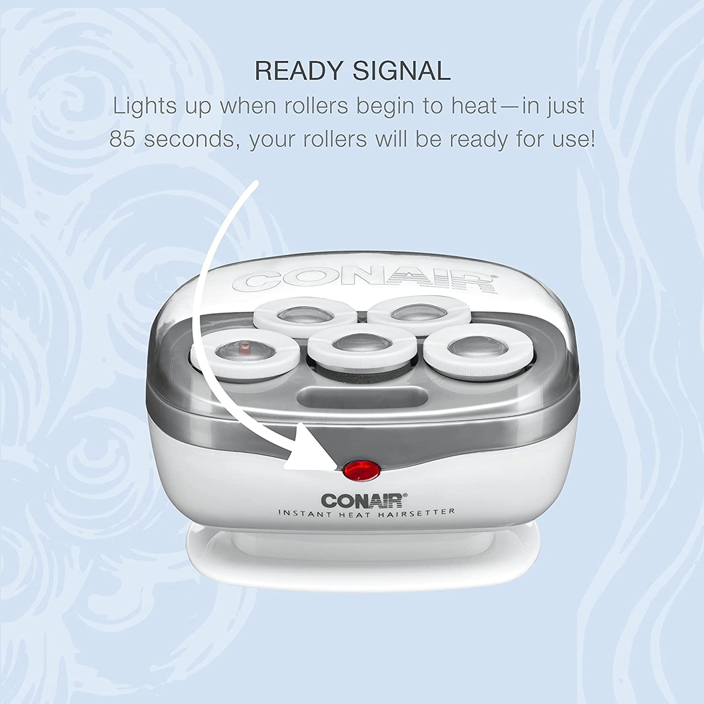 Conair Instant Heat Volume Rollers, 5 Jumbo Rollers, Model TS7N 1 1/2 in 1.0 Set