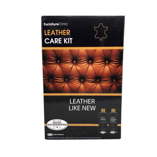 Furniture Clinic Leather Care Kit To Clean Condition & Protect All Items Of Leather Pack Of 2 1 Box