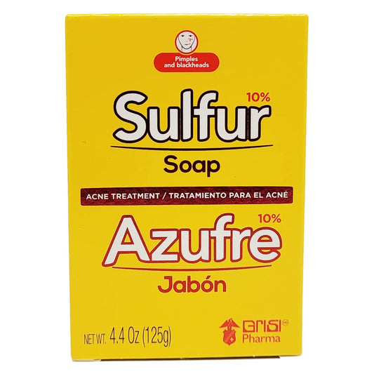 GRISI Sulfur Soap with Lanolin for Acne Treatment NO BOX