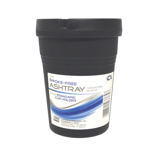 Custom Accessories Smoke - Free Ashtray Black 1 Count (93365D)