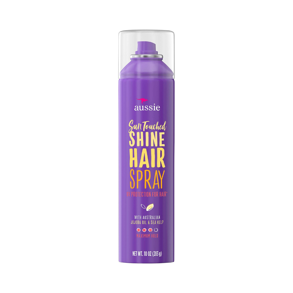 Aussie Sun Touched Shine Hairspray UV Protection For Hair 10 Oz (283g)