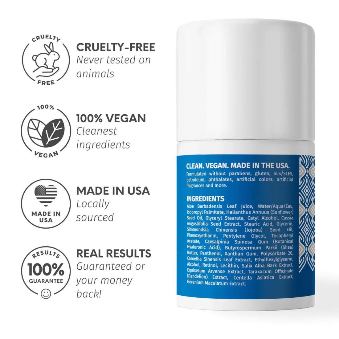 LilyAna Naturals Retinol Cream Moisturizer 1.7 Oz