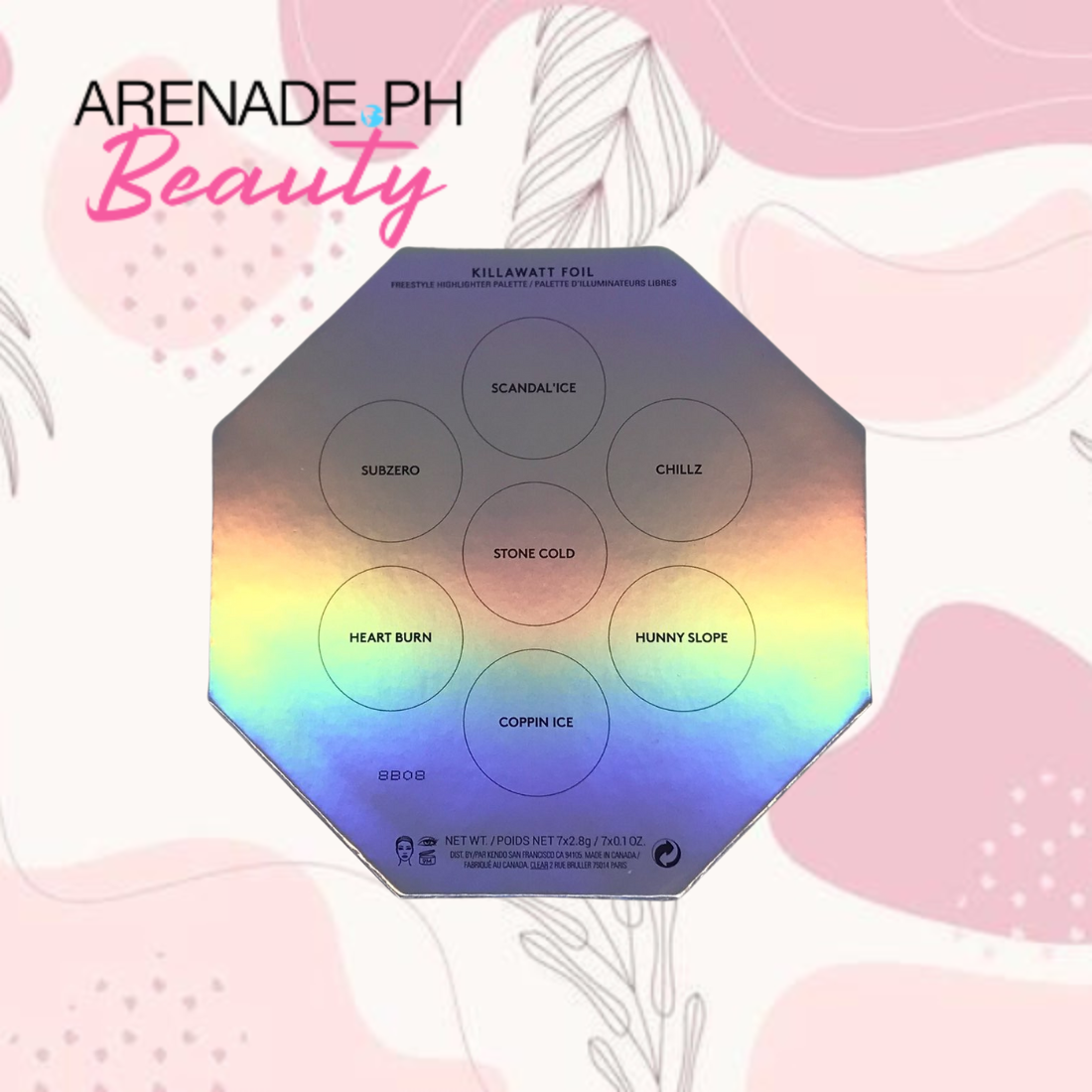 Fenty Beauty by Rihanna Killawatt Foil Freestyle Highlighter Palette, Limited Edition