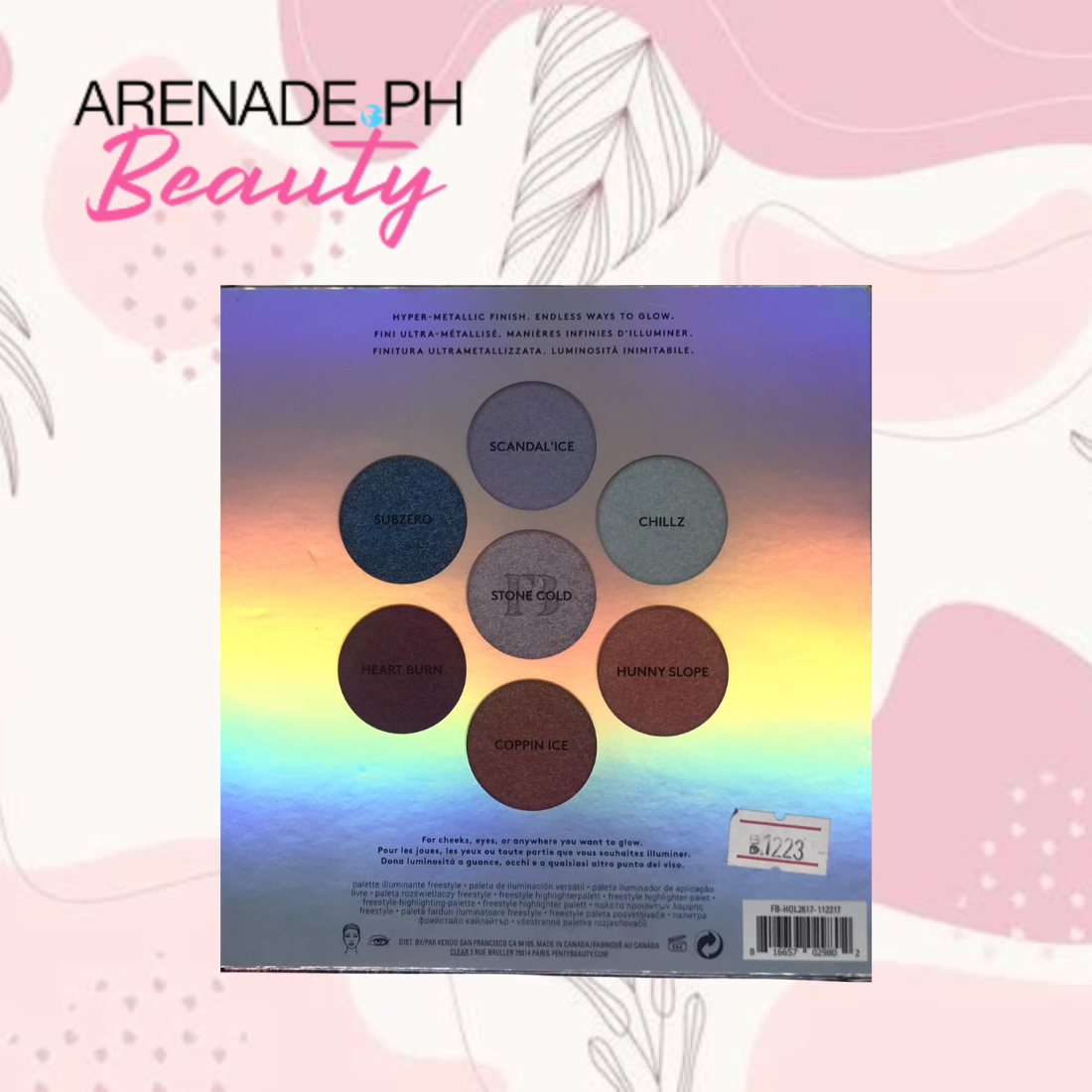 Fenty Beauty by Rihanna Killawatt Foil Freestyle Highlighter Palette, Limited Edition