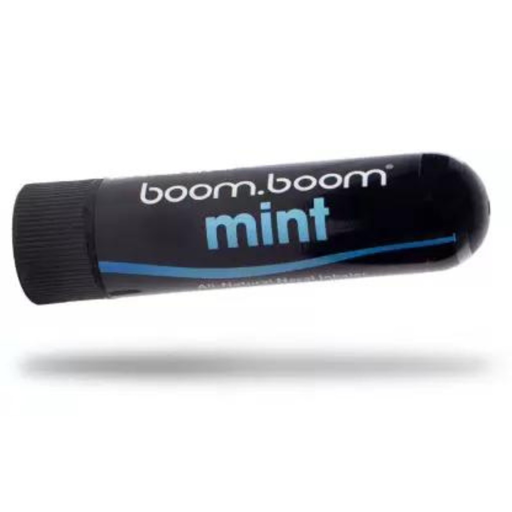 Boom.Boom Breathe Nasal Inhalers Mint Flavor Feel Refereshed All Natural Net Wt. 0.035 oz 1 gram
