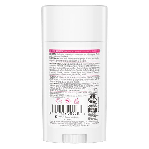 Schmidts Natural Deodorant Rose & Vanilla 2.65 Oz