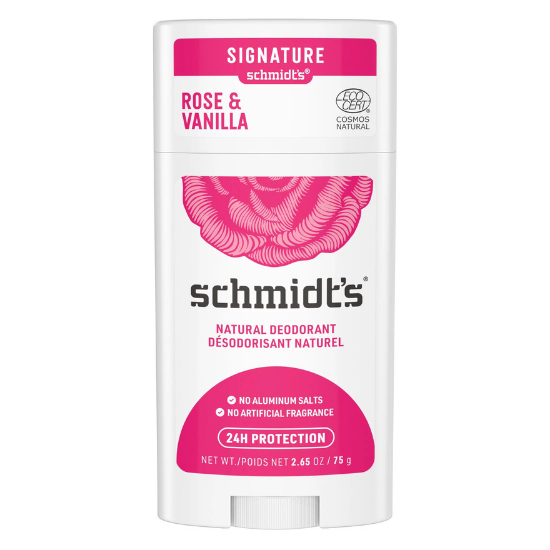 Schmidts Natural Deodorant Rose & Vanilla 2.65 Oz