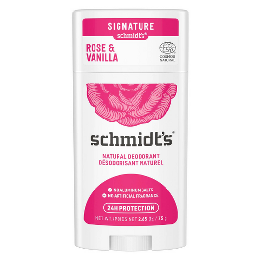 Schmidts Natural Deodorant Rose & Vanilla 2.65 Oz