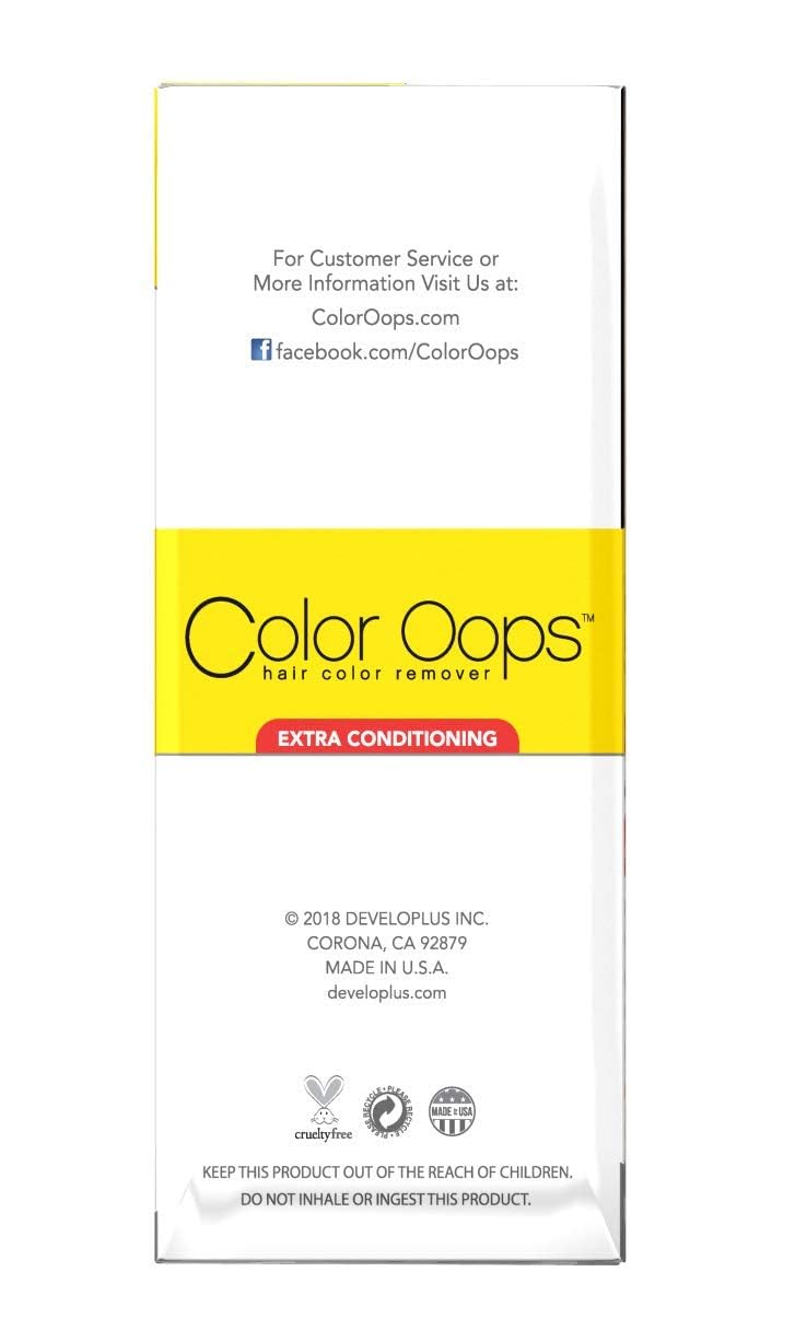 Color Oops Hair Color Remover Extra Conditioning Simply Wash Away Difficult Colors 1 Count