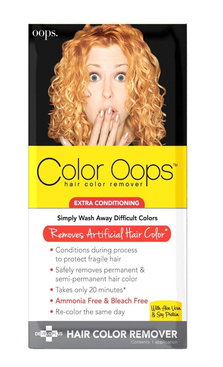 Color Oops Hair Color Remover Extra Conditioning Simply Wash Away Difficult Colors 1 Count