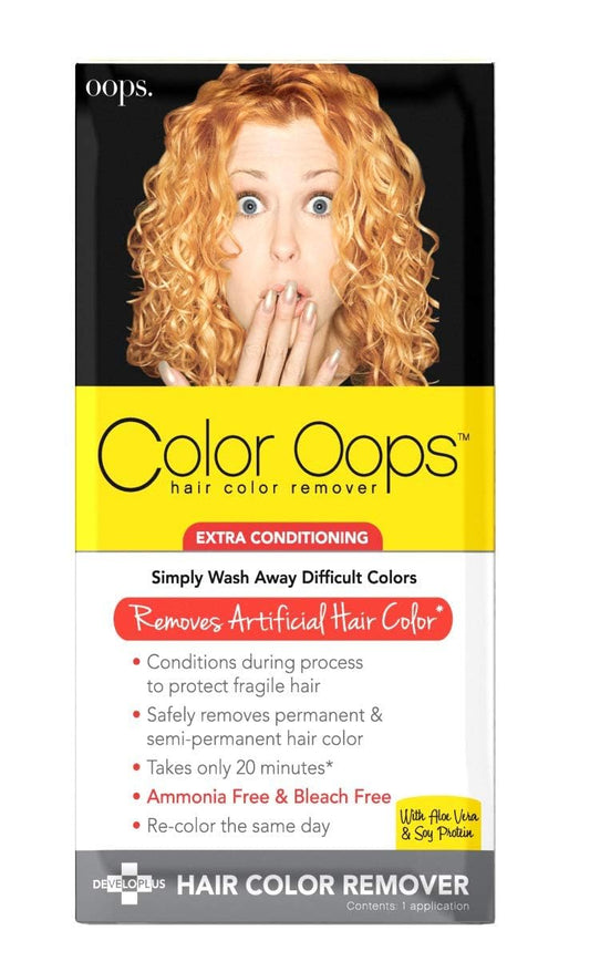 Color Oops Hair Color Remover Extra Conditioning Simply Wash Away Difficult Colors 1 Count