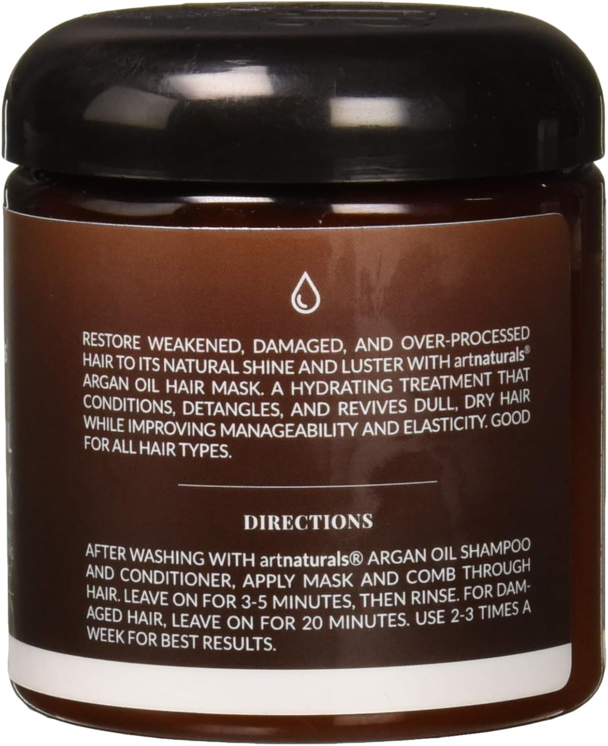 ArtNaturals Argan Oil Hair Mask (8 oz / 226 g) PACKAGING MAY VARY