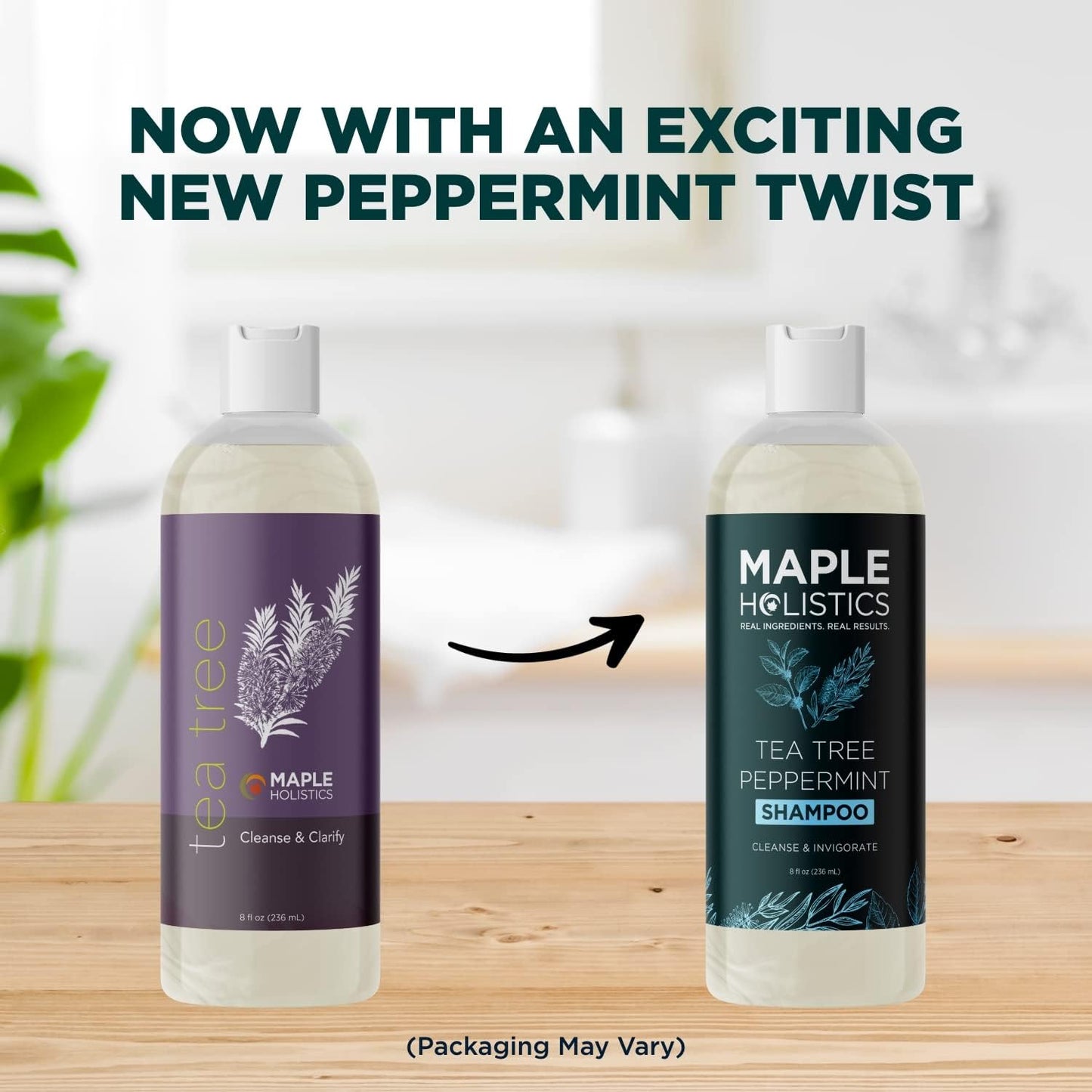Maple Holistics Tea Tree Cleanse & Clarify Shampoo, 8 fl.oz / 236 ml
