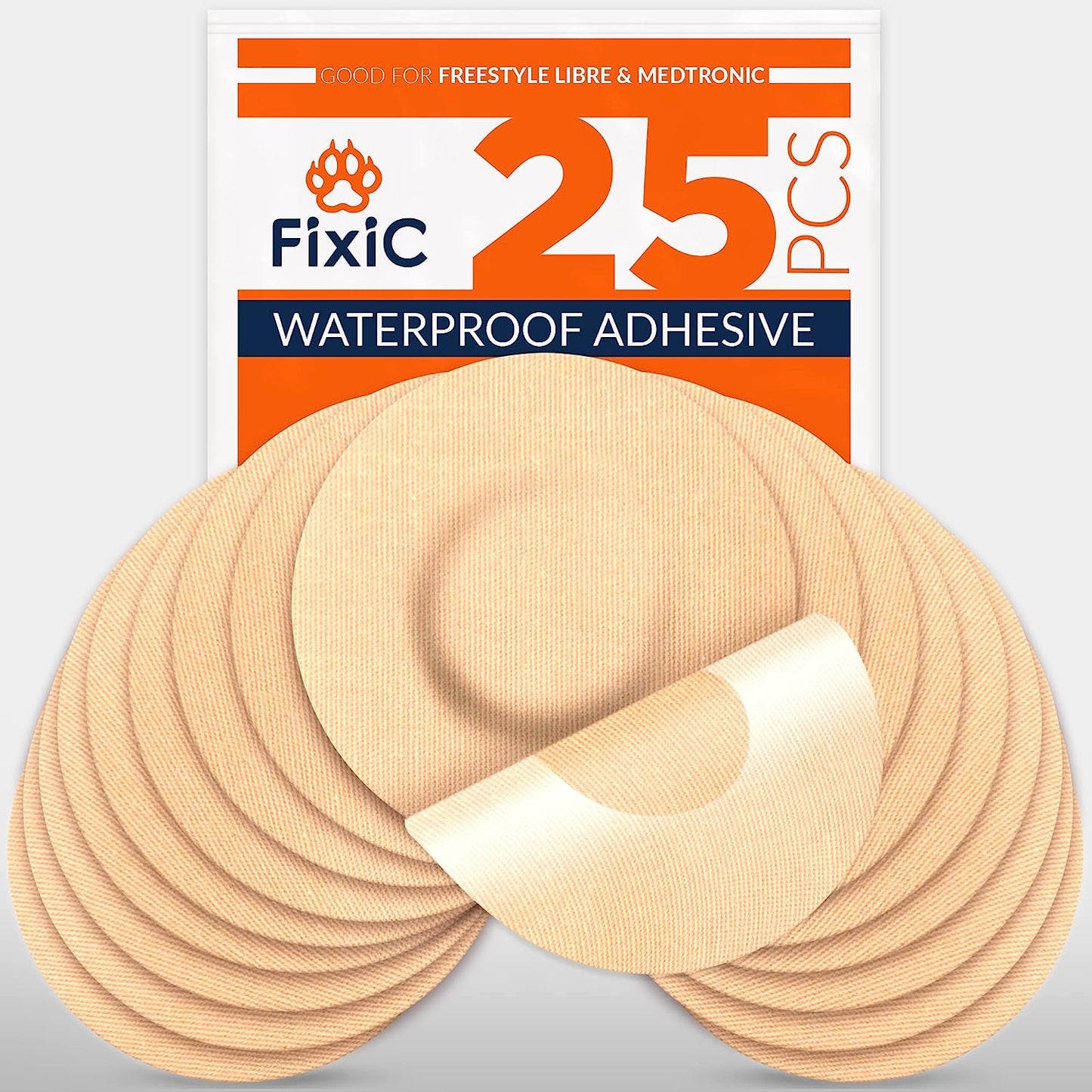 Fixic Freestyle Adhesive Patch 25 PCS  (Tan)