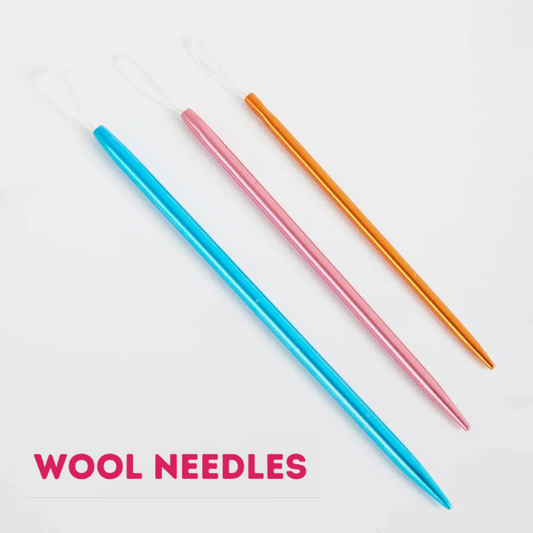 KnitPro Wool Needles - Set of 3 (2.25mm, 2.75mm & 3.25mm) (10944)