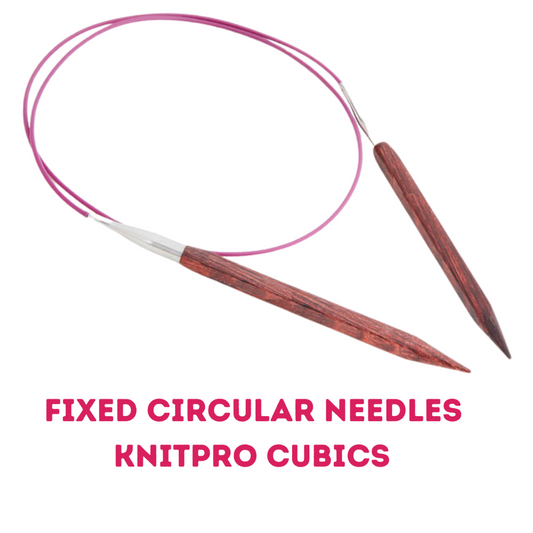 KnitPro Cubics Fixed Circular Needles - 40 cm