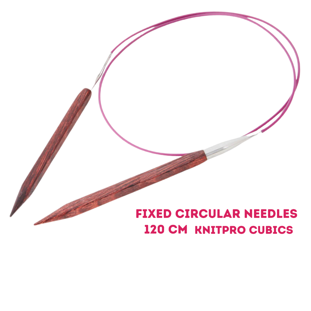 KnitPro Cubics Fixed Circular Needles - 120 cm