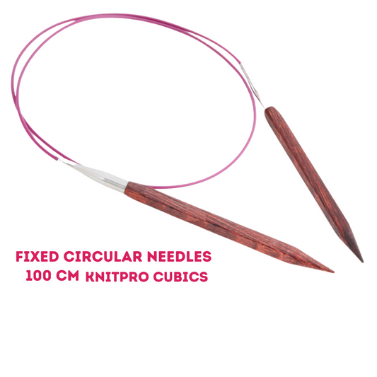 KnitPro Cubics Fixed Circular Needles - 100 cm