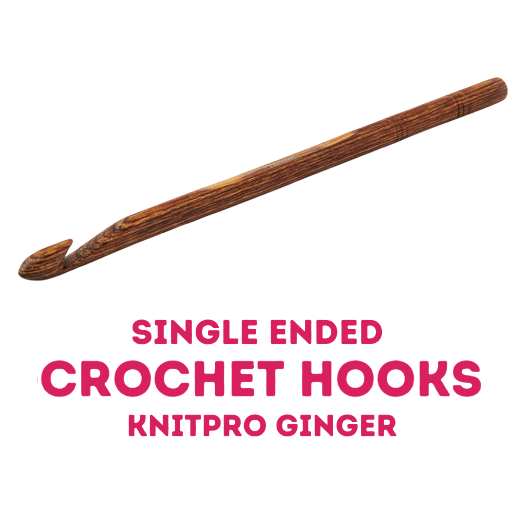 KnitPro Ginger Single Ended Crochet Hooks