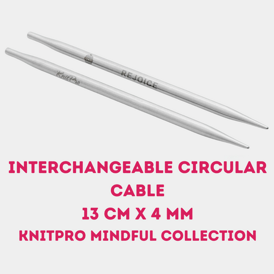 KnitPro The Mindful Collection Dream Interchangeable Circular Needles 13 cm x 4 mm (36155)