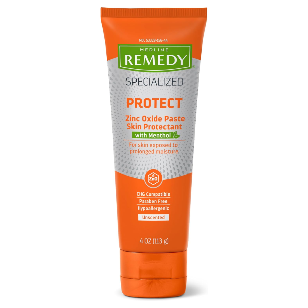 Medline Remedy Specialized skin protectant with Menthol Unscented, 4 oz.
