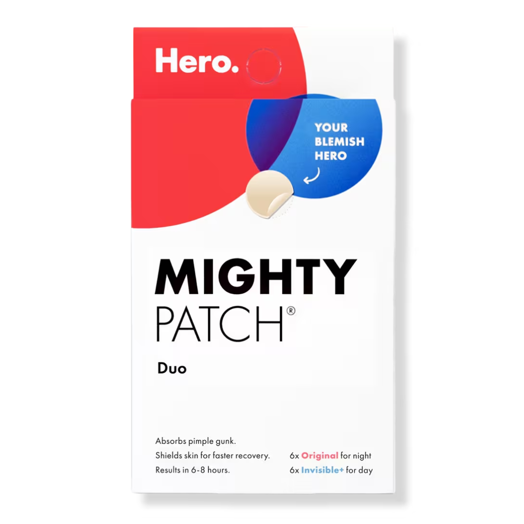 Hero Mighty Patch Duo, (6 Original for Night, 6 Invisible for Day)