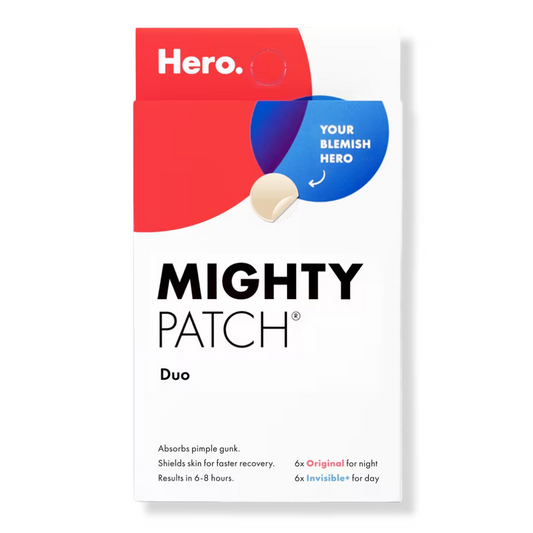 Hero Mighty Patch Duo, (6 Original for Night, 6 Invisible for Day)