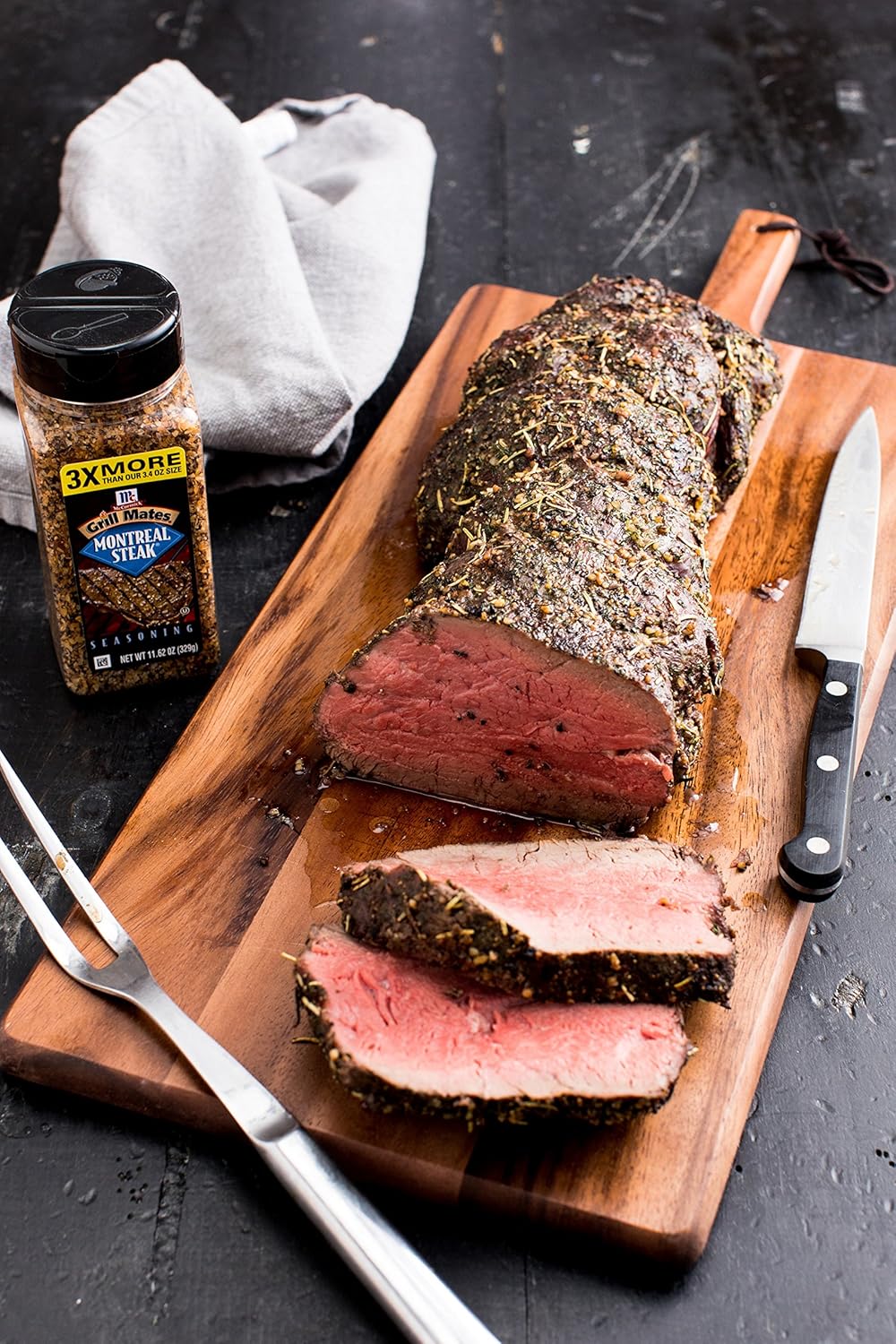 McCormick Grill Mates Seasoning Montreal Steak 3X Our 3.4 oz Size ,11.62 oz (329g)