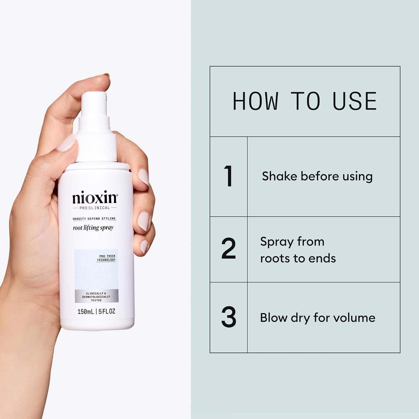 Nioxin Pro Clinical Hair Root Lifting Spray 5 fl oz / 150 mL