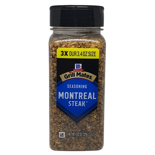 McCormick Grill Mates Seasoning Montreal Steak 3X Our 3.4 oz Size ,11.62 oz (329g)