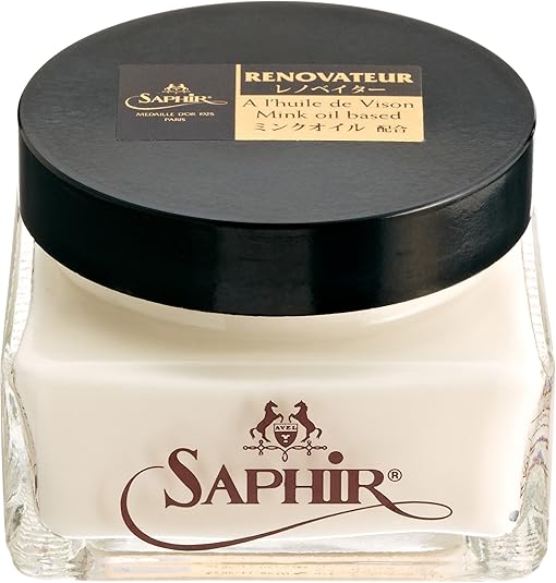 Saphir Renovateur Oil Based All-Purpose Leather Shoe Cleaner & Conditioner 2.65 oz/75g