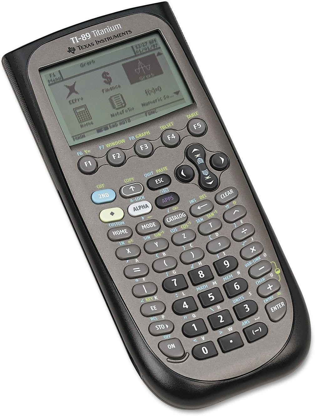 Texas TI-89 Titanium CAS Graphing Calculator Permitted SAT and AP, 1Qty