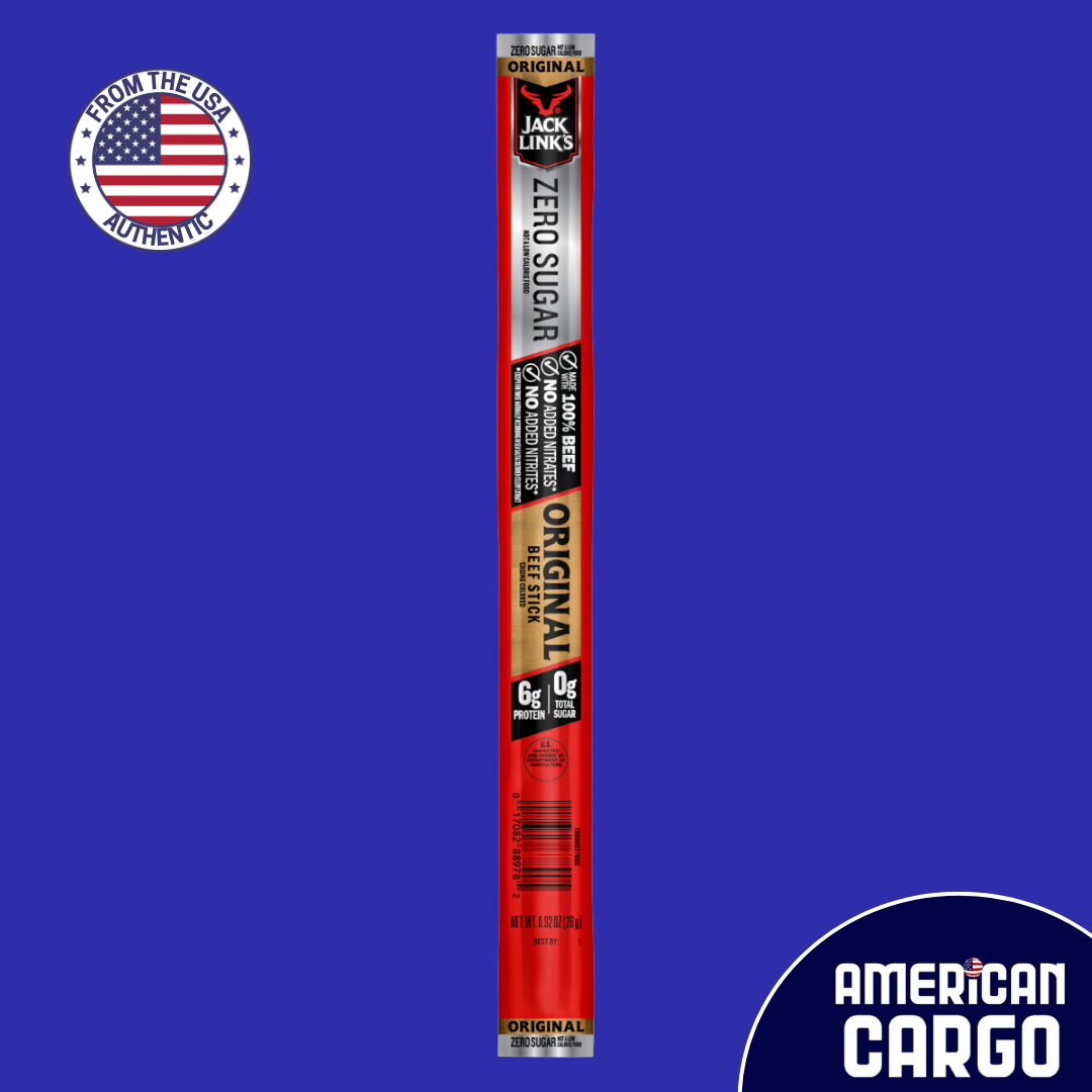 Jack Links Zero Sugar Beef Stick Original Flavor 1pc, 0.92oz / 26g