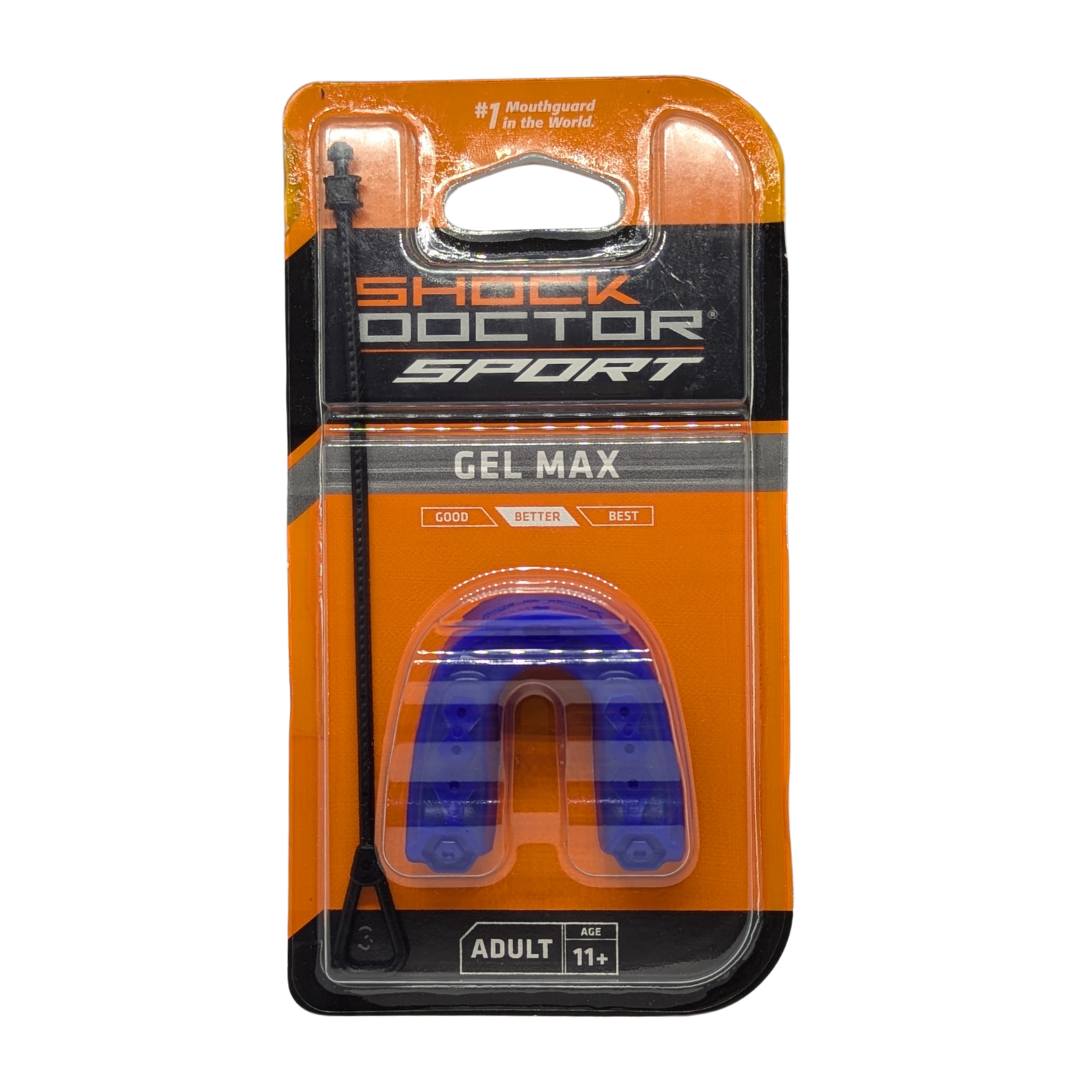 Shock Doctor Gel Max For Impact Sport Soft Outer Frame Moldable Gel Liner Adult 11+