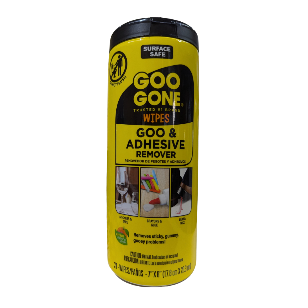 Goo Gone Clean Up Wipes Citrus Power 24 Wipes (7 Inch x 8 Inch)