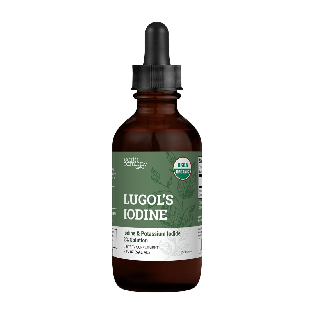 Earth Harmony Natural Lugol's Iodine Supplement 2 fl oz / 59.2ml