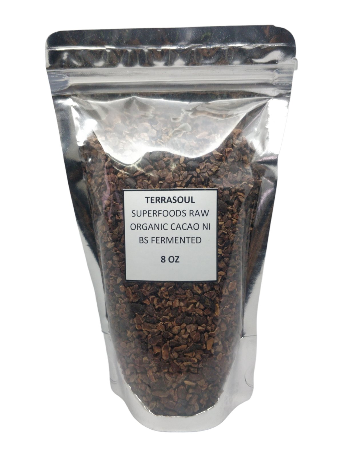 Terrasoul Superfoods Raw Organic Cacao Nibs Fermented, 16 oz. / 454g