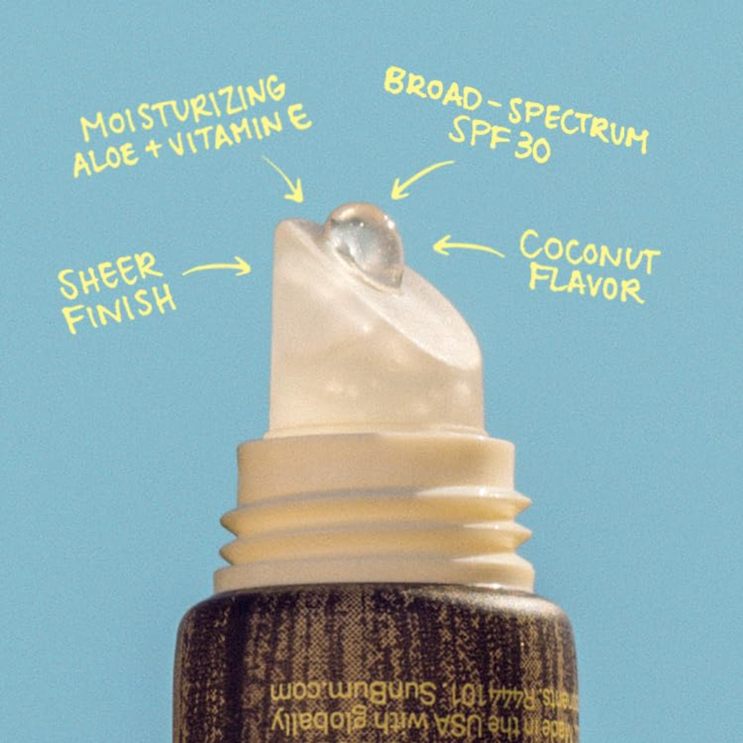 Sun Bum Sunscreen Lip Balm SPF 30 Coconut Flavor, 0.5 oz / 15 ml