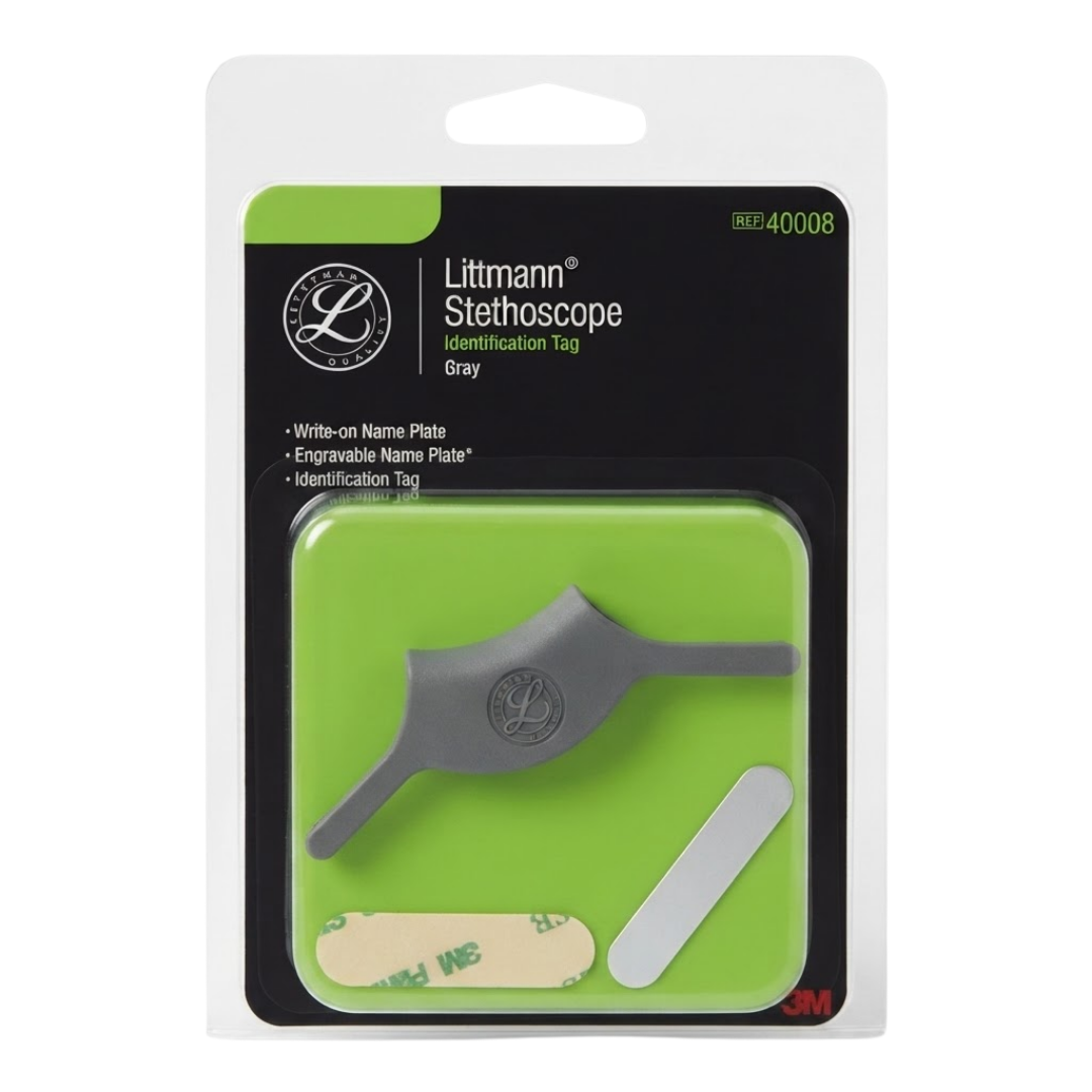 Littmann Stethoscope Identification Tag Gray, 40008