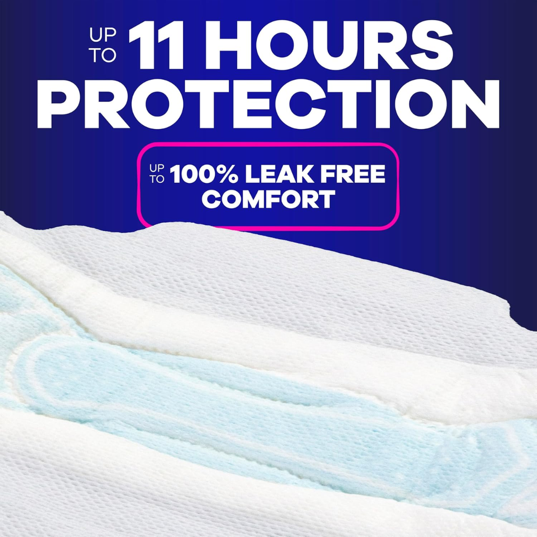 Always Maxi Max Protection Extra Heavy Overnight Size 5, 24 Pads