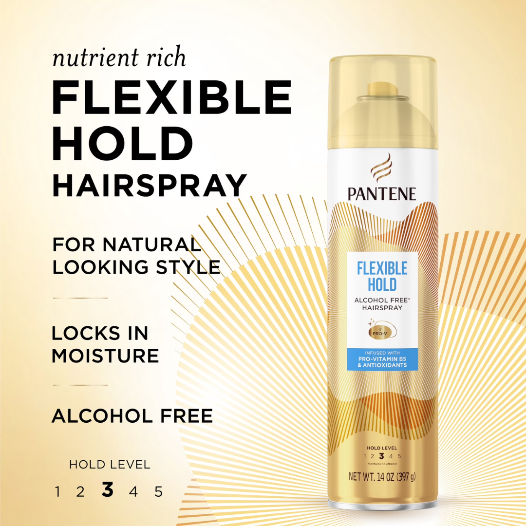 Pantene Flexible Hold Hairspray Hold Level 3, 14 oz / 397 g