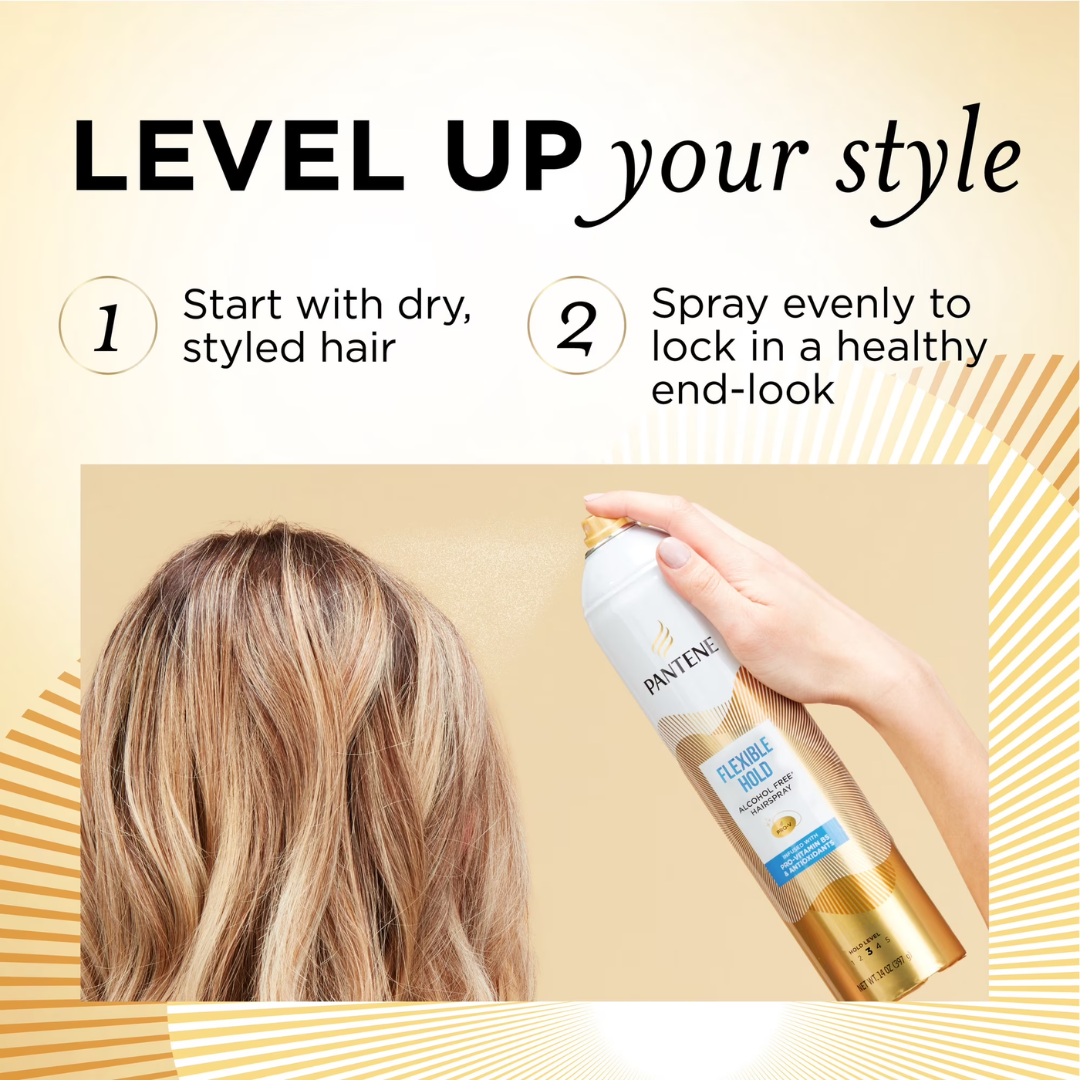 Pantene Flexible Hold Hairspray Hold Level 3, 14 oz / 397 g