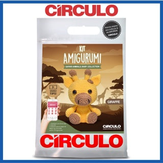 Circulo Yarns AMIGURUMI KIT Safari Animals, Baby Collection