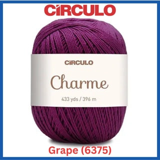 Circulo Yarns CHARME 100% Brazilian Virgin Cotton Yarn 433 yds / 396 m